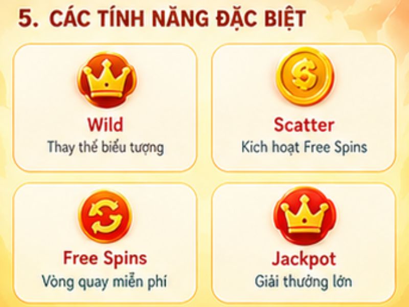 Các tính năng đặc biệt