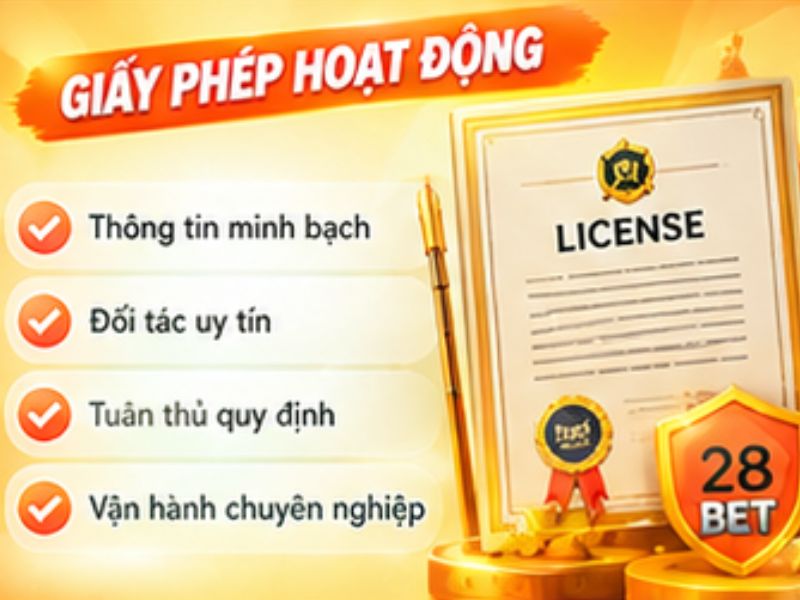 Giấy Phép Hoạt Động Của 28BET Có Quan Trọng Không