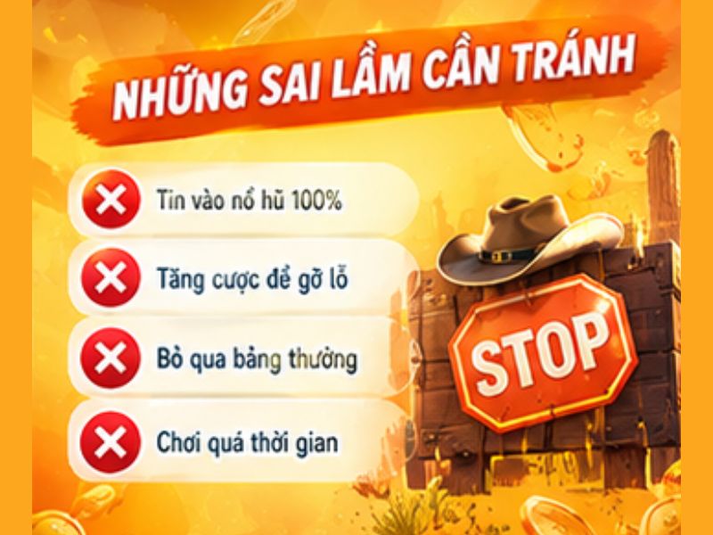 Những Sai Lầm Cần Tránh Khi Chơi Nổ Hũ